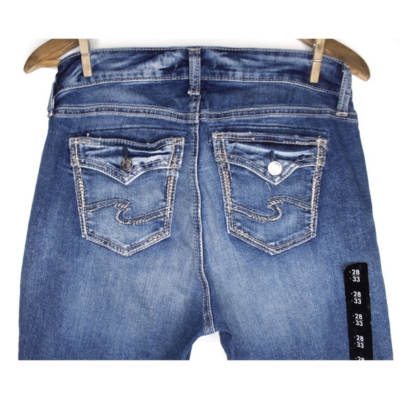 Silver Jeans Elyse Slim Boot Jeans 28 6 - Picture 10 of 13